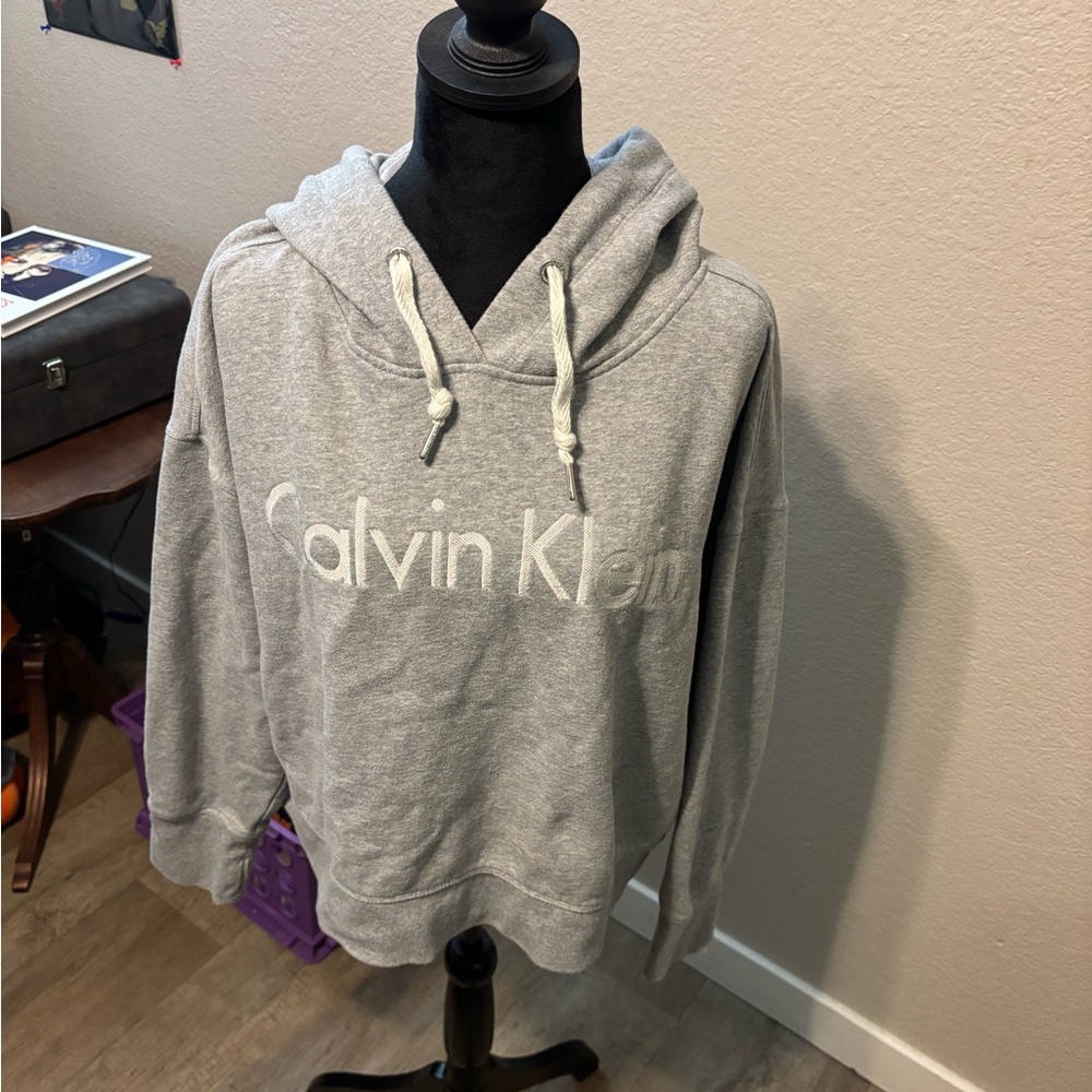 Calvin Klein Light Gray Women’s Hoodie